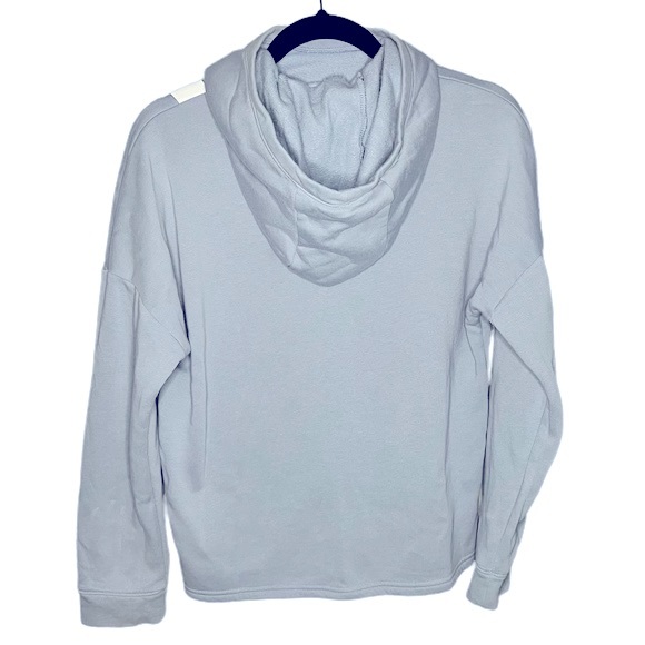 Under Armour Light Blue Loose Hoodie with Turtle Neck Womens Size Small Hoodie - Picture 2 of 7